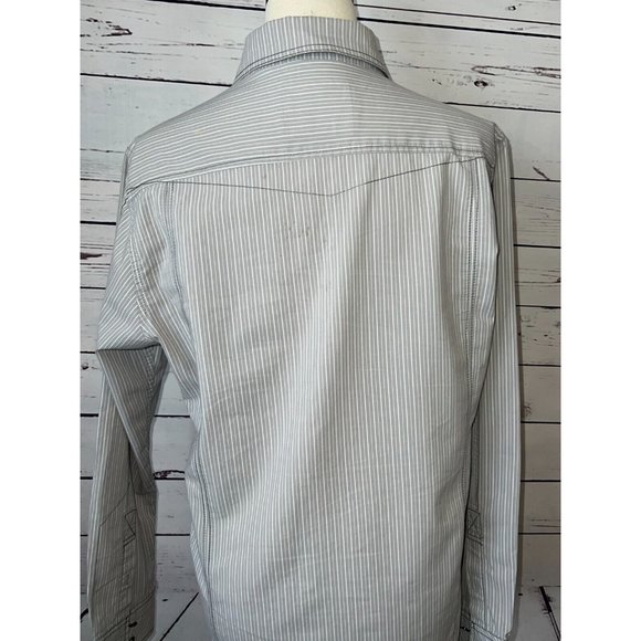 Fox Racing Medium shirt Rockabilly Moto riders Mens Long Sleeve Button Front - Picture 9 of 9